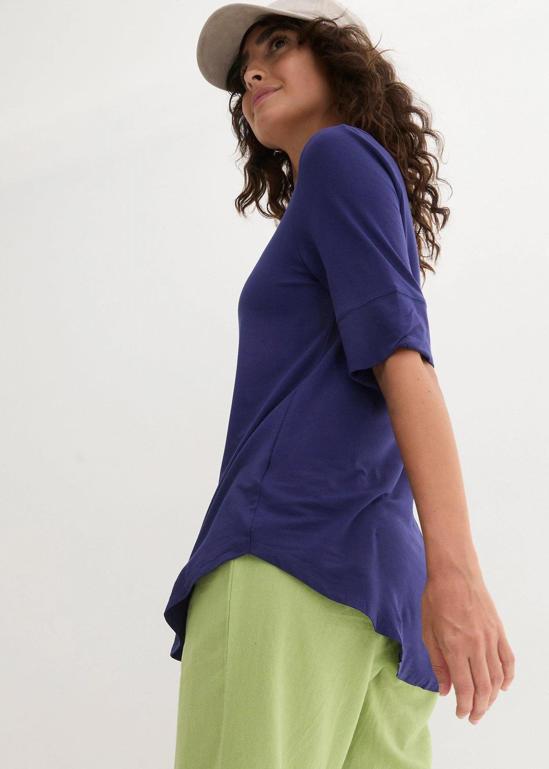 T-shirt long et doux en viscose - 3