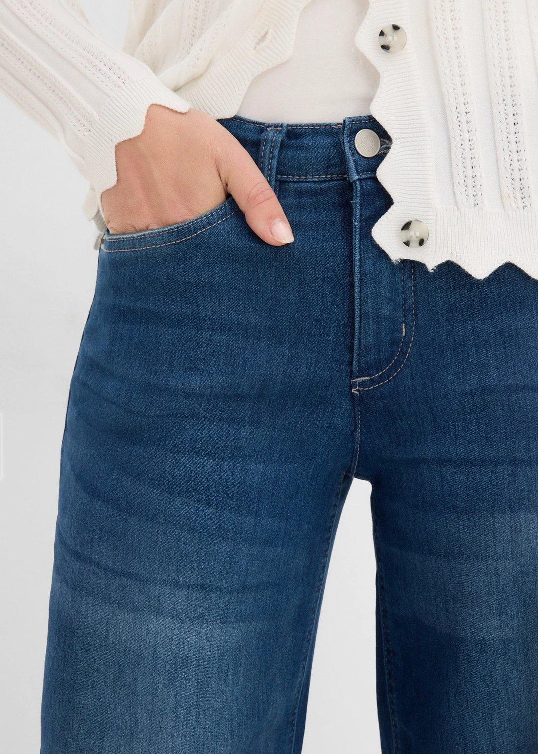 Jupe-culotte en jean ultra-doux - 3