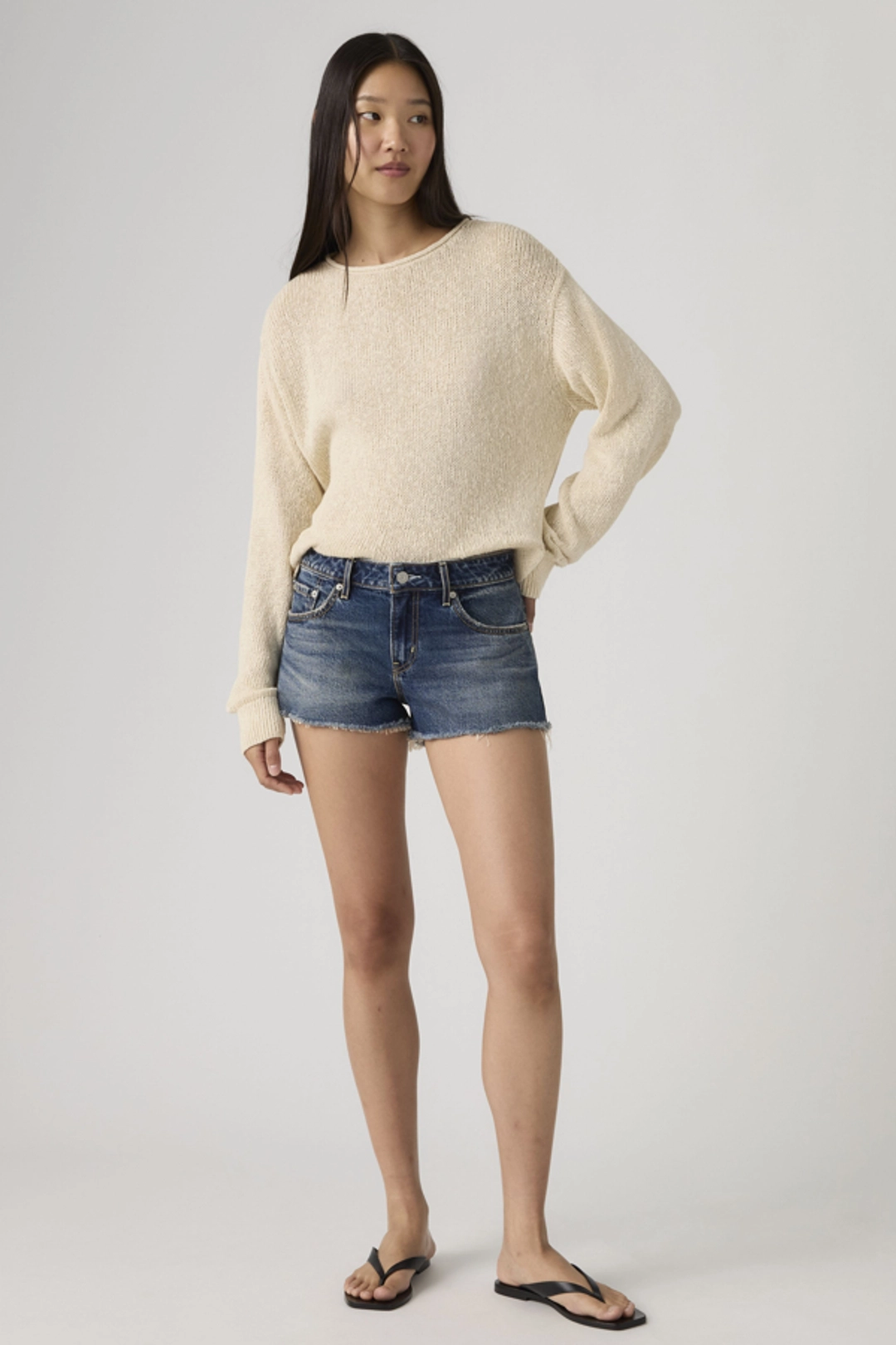 Levi's Short Low - Femme - Bleu / Free Lunch - 32