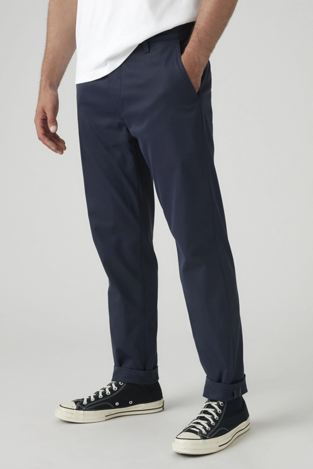 Levi's Pantalon XX Chino Standard Taper Tech+ - Homme - Bleu / Blue Nights Tech Blend - 38X34 - 2