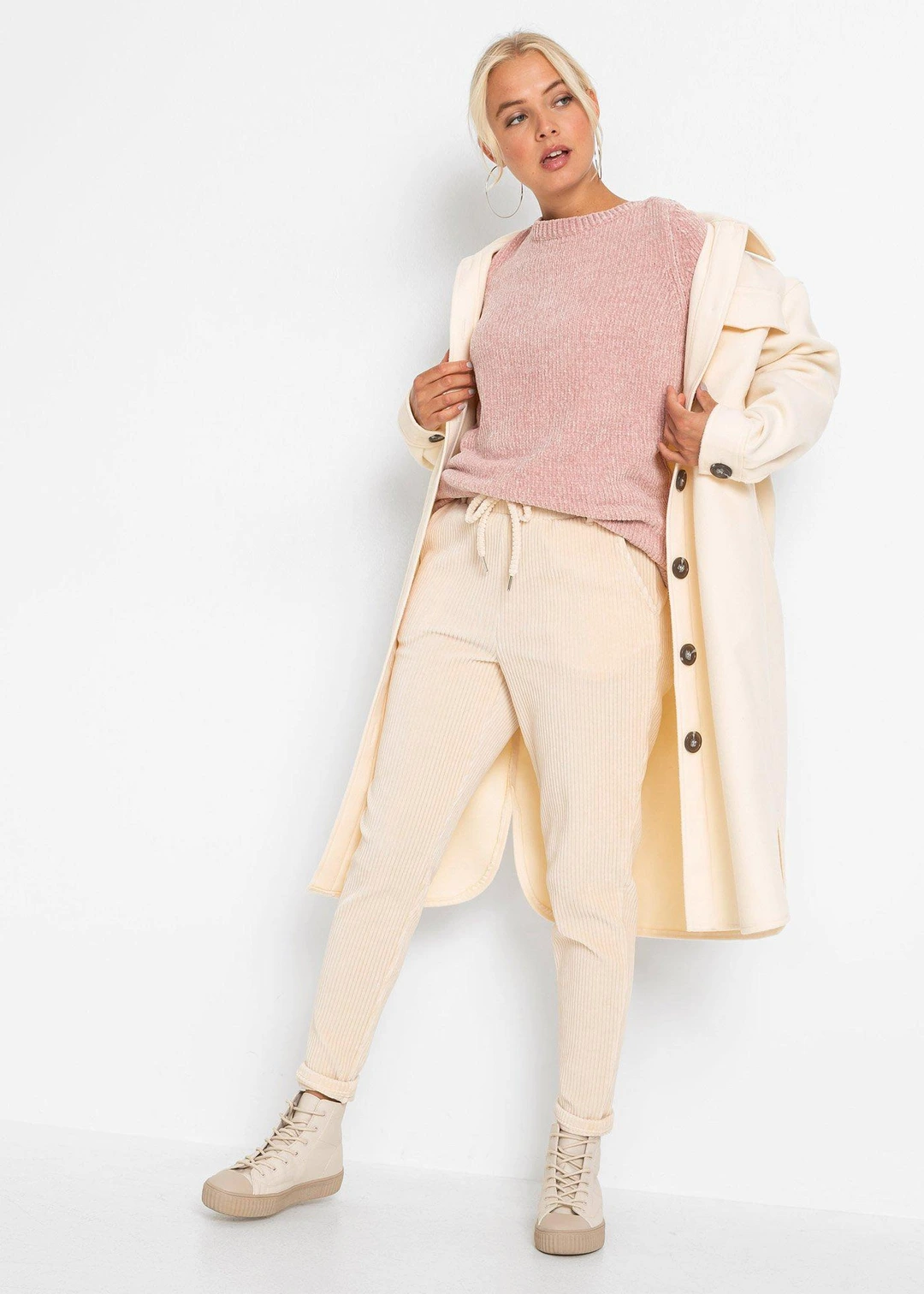 Pull long en maille chenille - 2