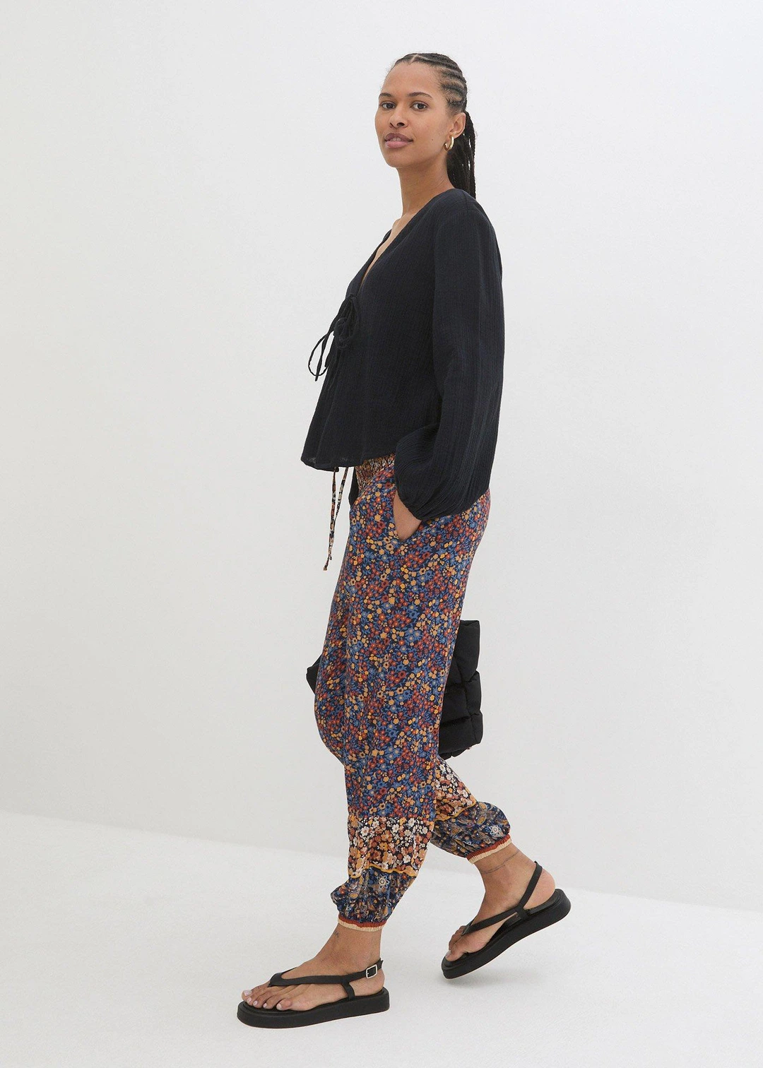 Pantalon jogger en viscose fluide - 2
