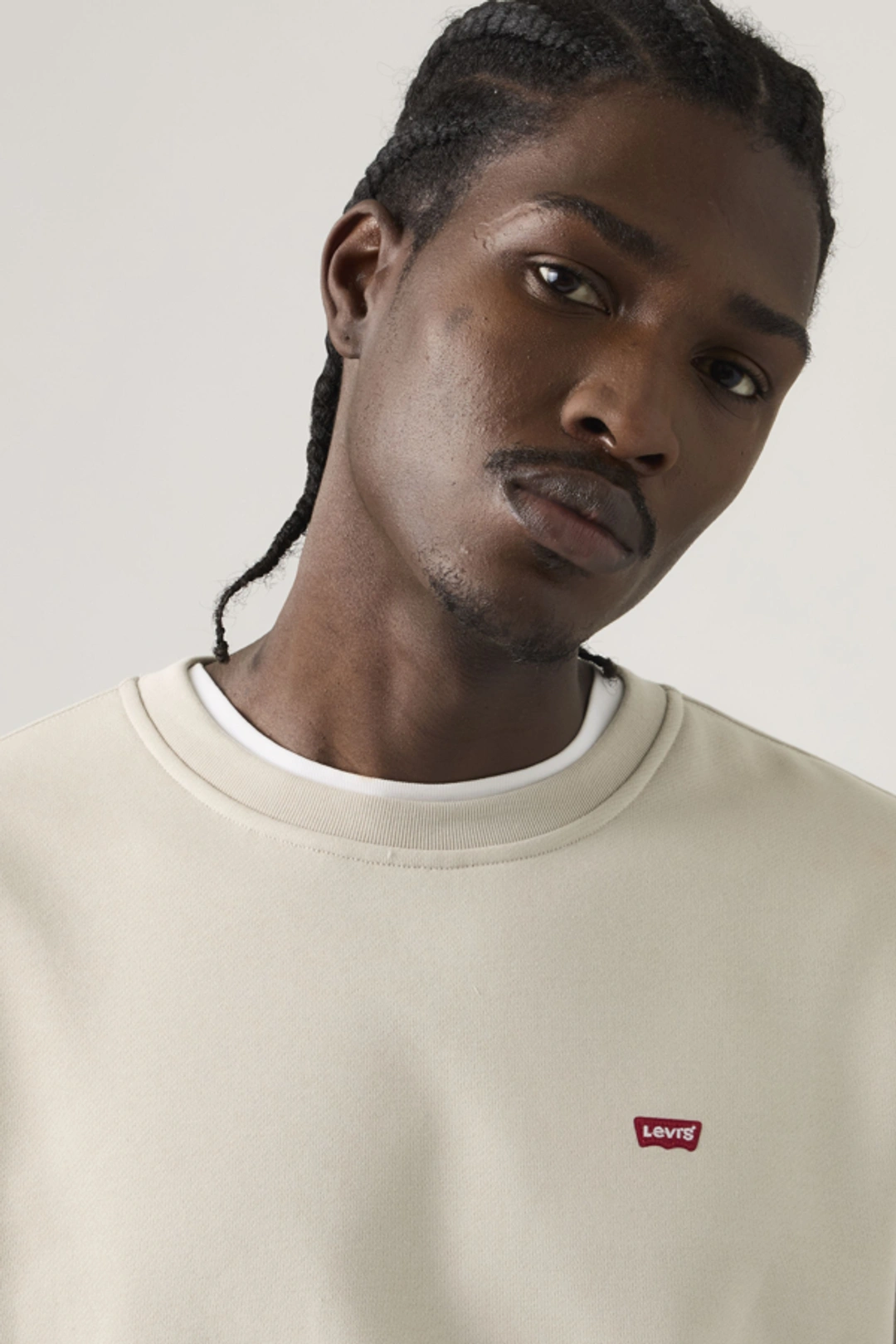 Levi's Sweat Shirt Col Rond - Homme - Gris / Lead - 2XL - 2