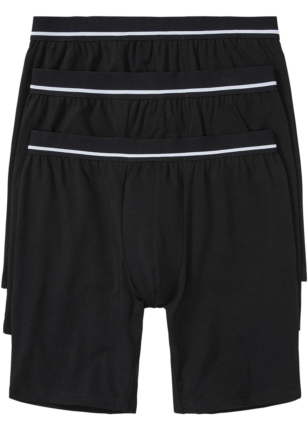 Lot de 3 boxers longs coton