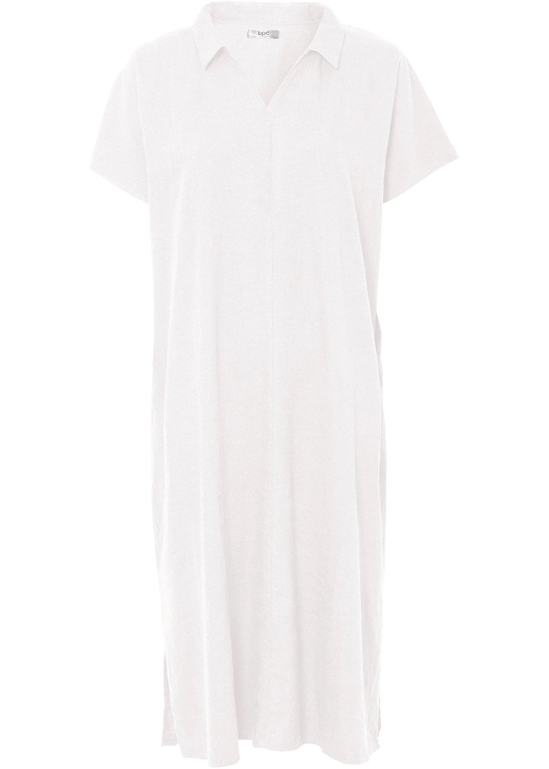 Robe caftan légère en lin et viscose
