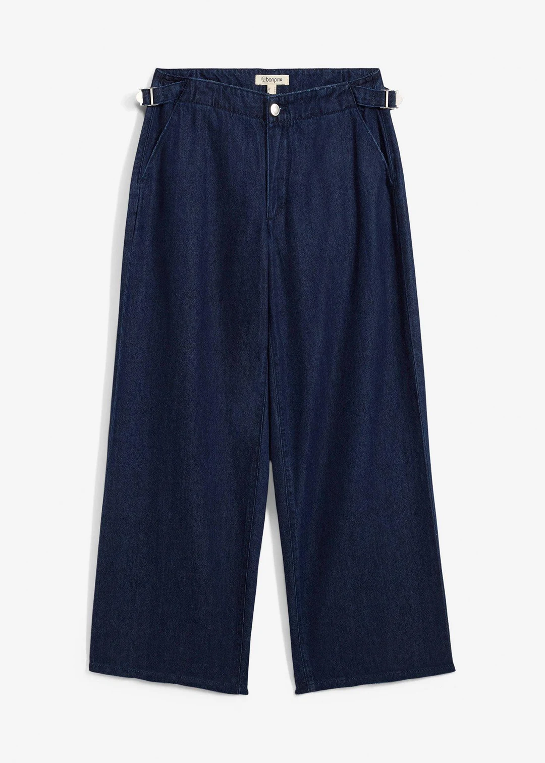 Jean large taille mi-haute