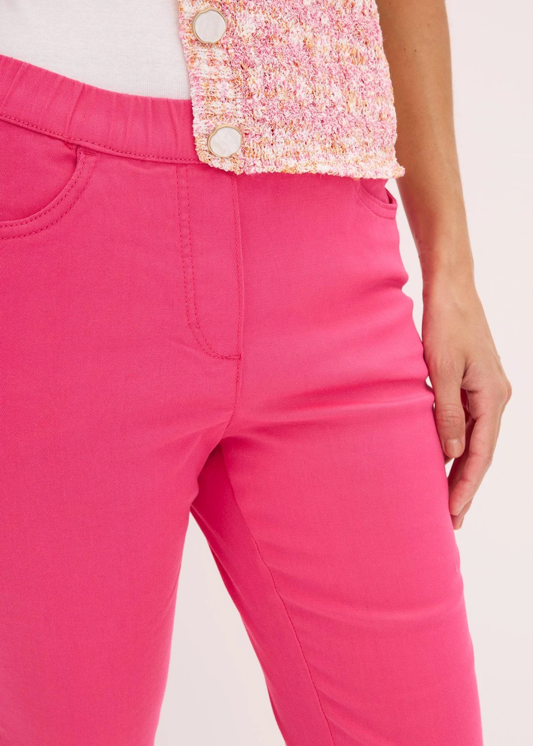 Pantalon 7/8 à taille élastiquée - 3