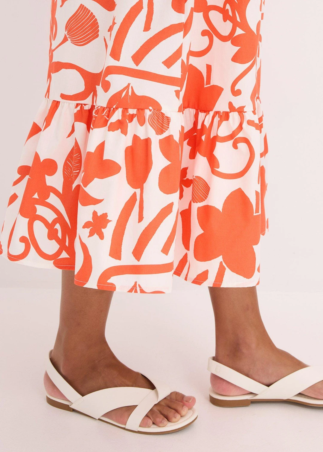 Robe midi 100% coton