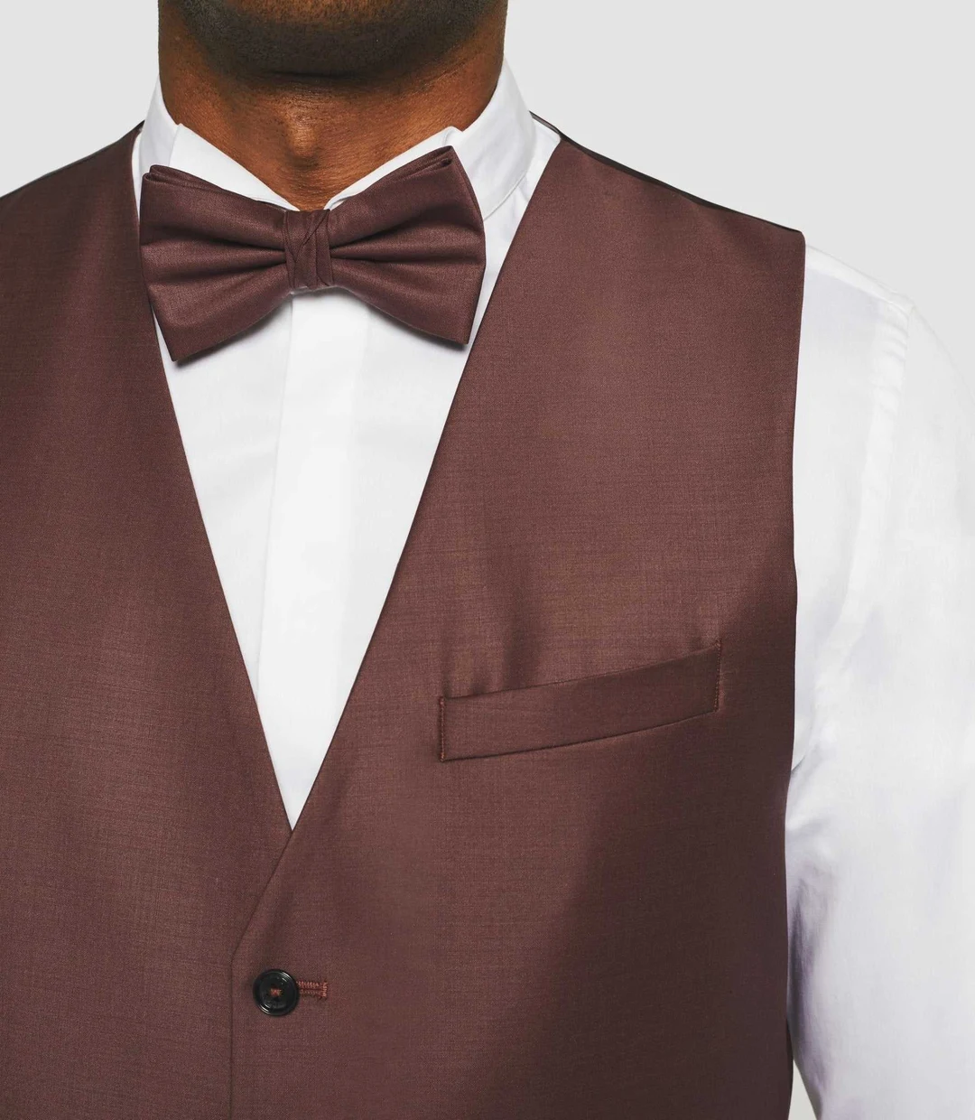 IZAC - Gilet de costume framboise ''Jfavori''
