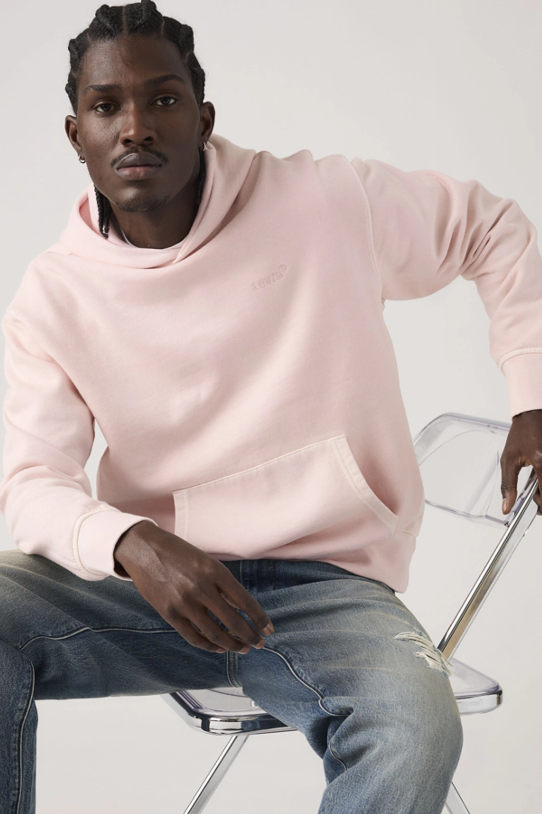 Levi's Sweat À Capuche Authentic - Homme - Blanc / Bright White - 2XL