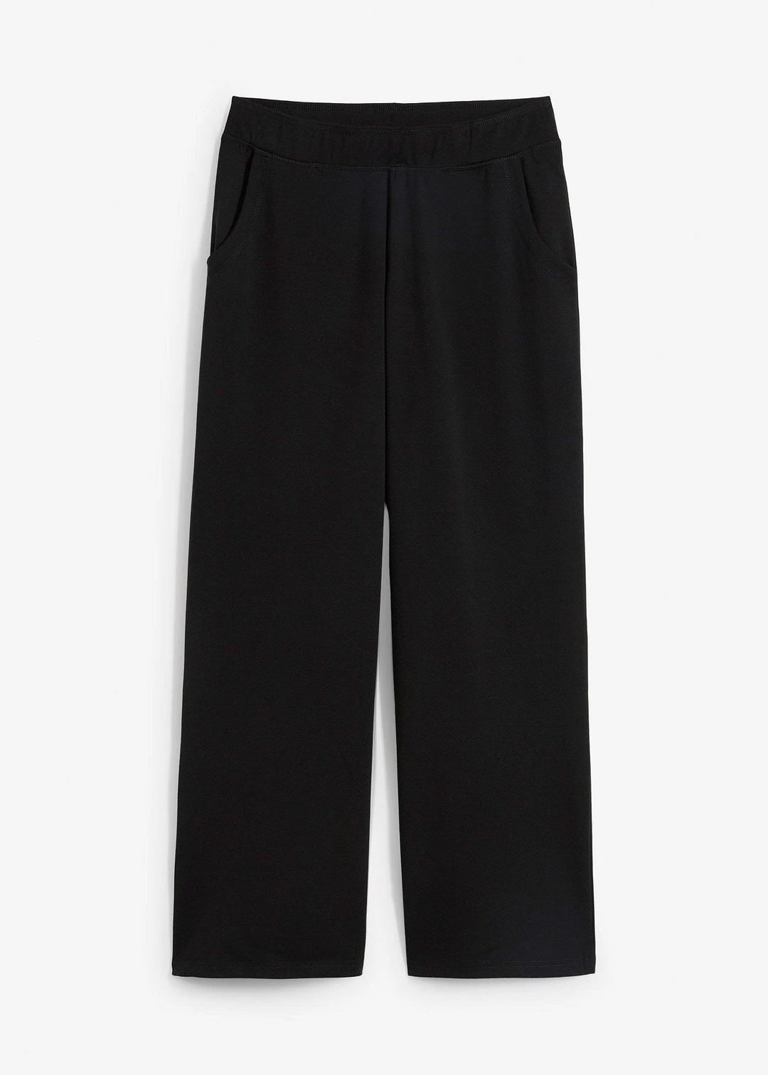 Pantalon en jersey milano à taille élastiquée