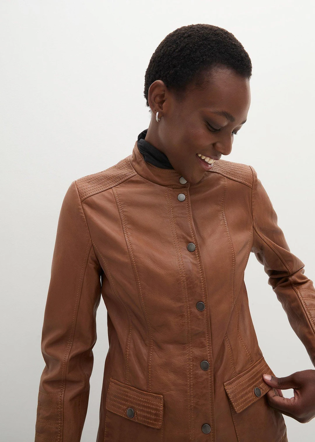 Veste en cuir nappa d’agneau - 3