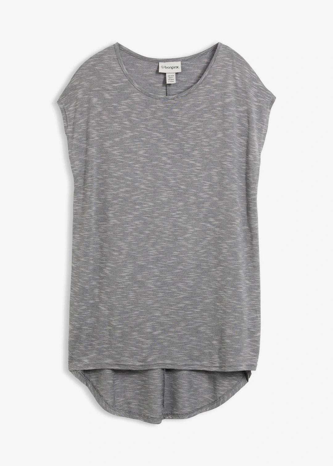 T-shirt long en viscose mélangée