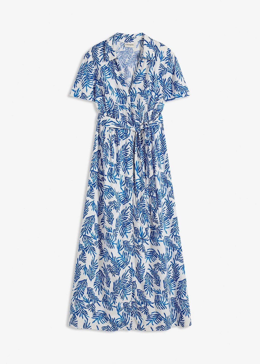 Robe longue et imprimée en viscose fluide