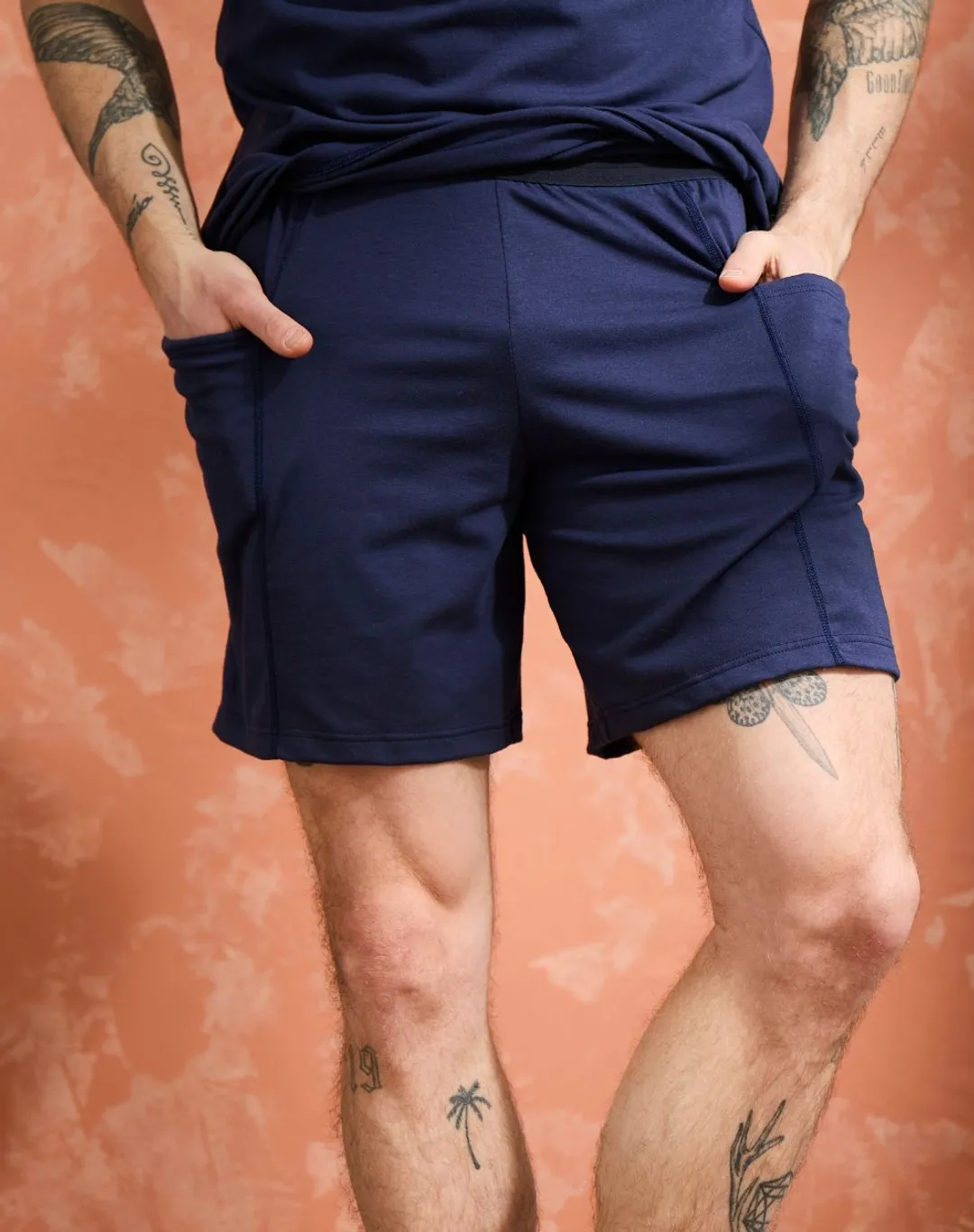 Short coton modal - Marine - Lemahieu