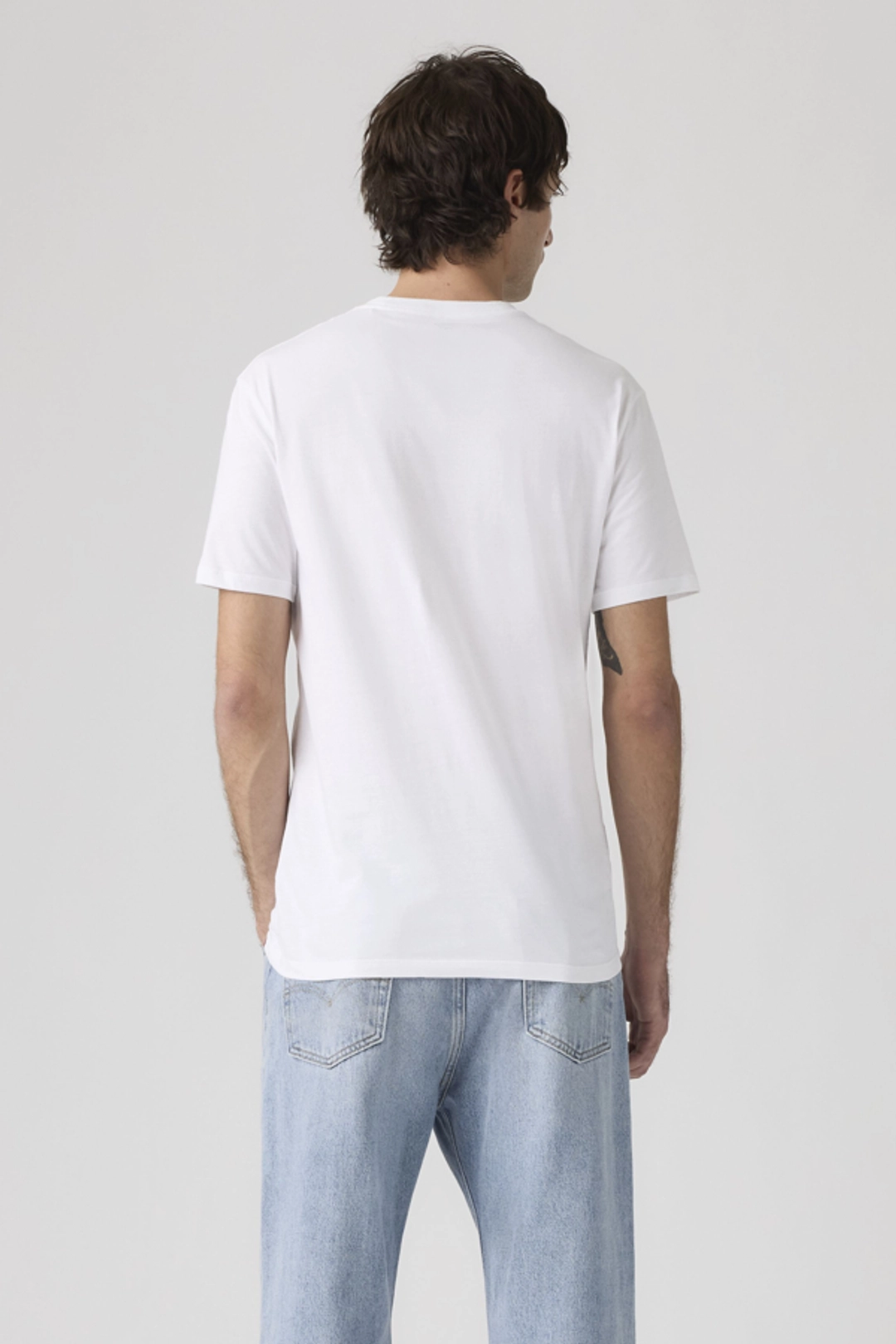 Levi's T Shirt Slim À Col Ras Du Cou Lot De 2 - Homme - Noir / Black - 2XS - 2