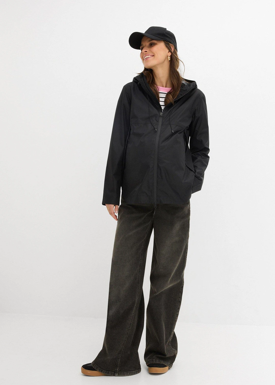 Veste de grossesse ultra-légère imperméable et coupe-vent, fonction portage - 2