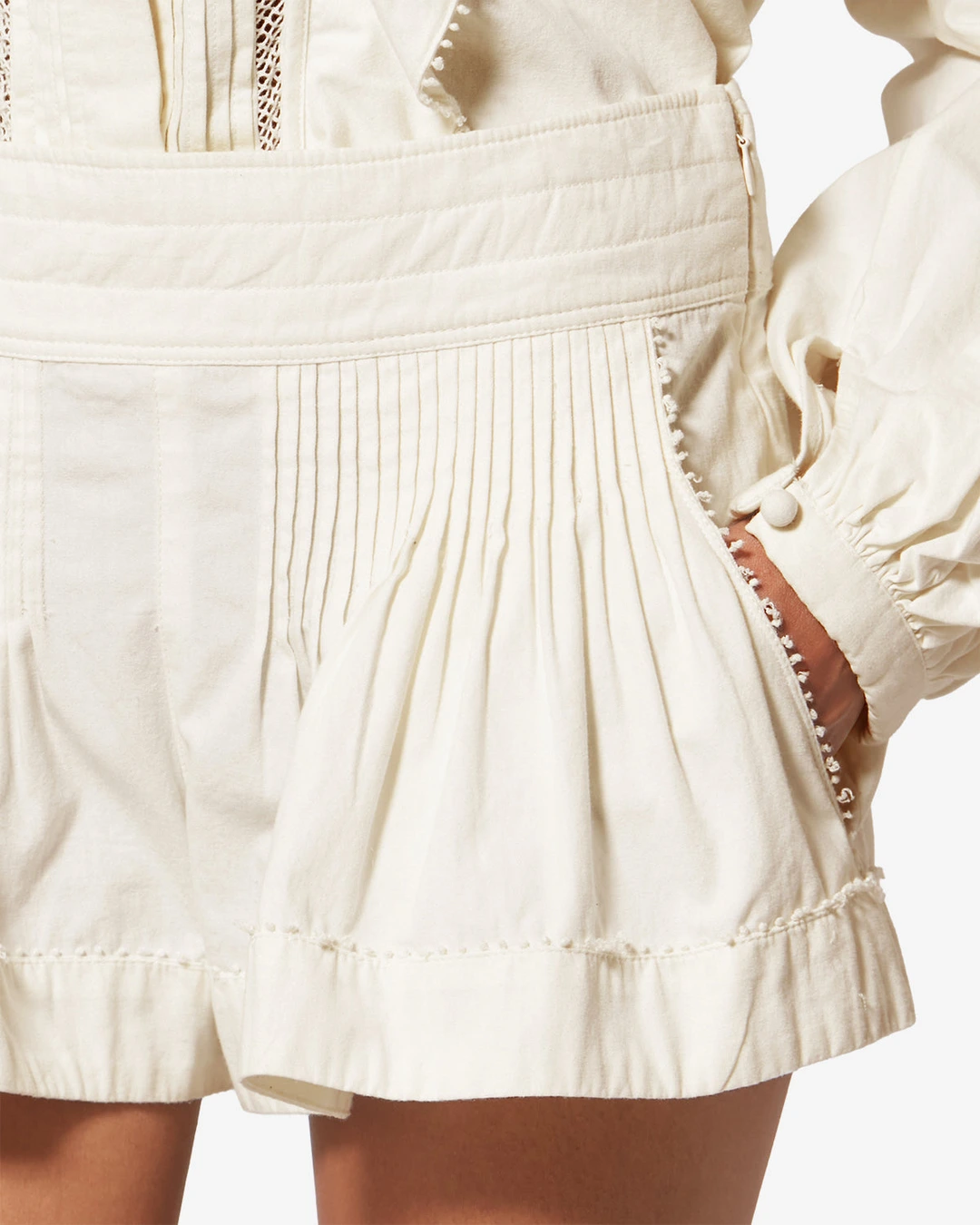 Short Cybila - Femme - Blanc - Taille 42 - 2