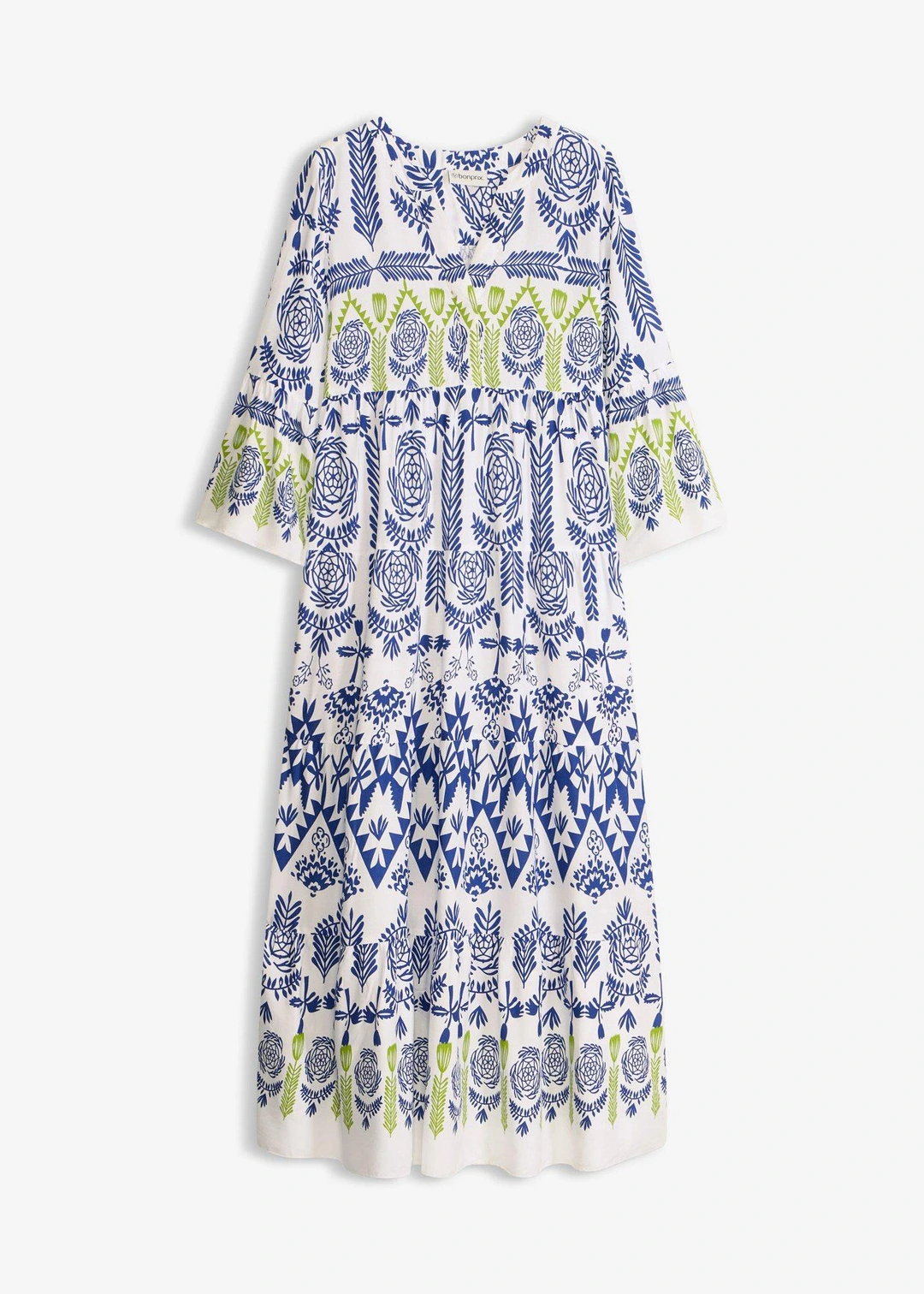 Robe longue en viscose fluide