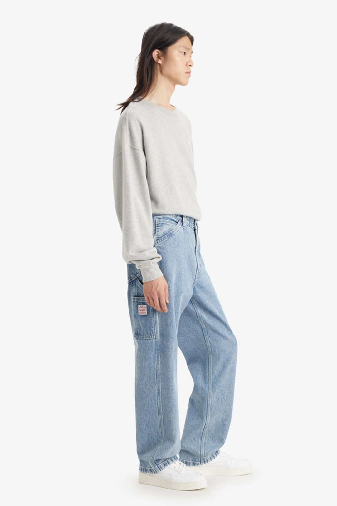 Levi's Jean 568 Loose Straight Carpenter - Homme - Bleu / Medium Indigo Stonewash - 38X34 - 2