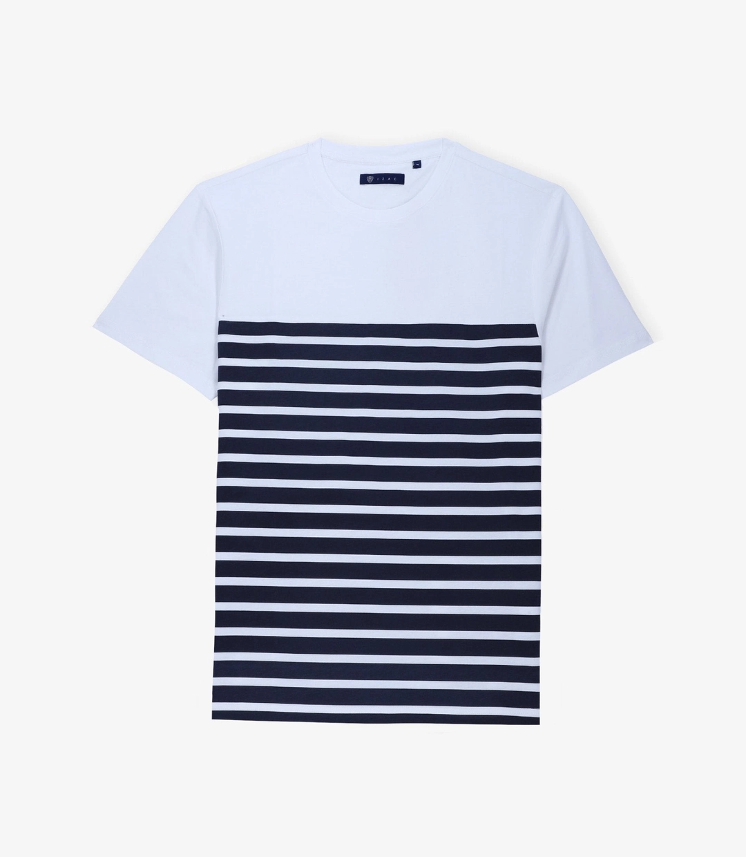 IZAC - T-shirt rayé  ecru