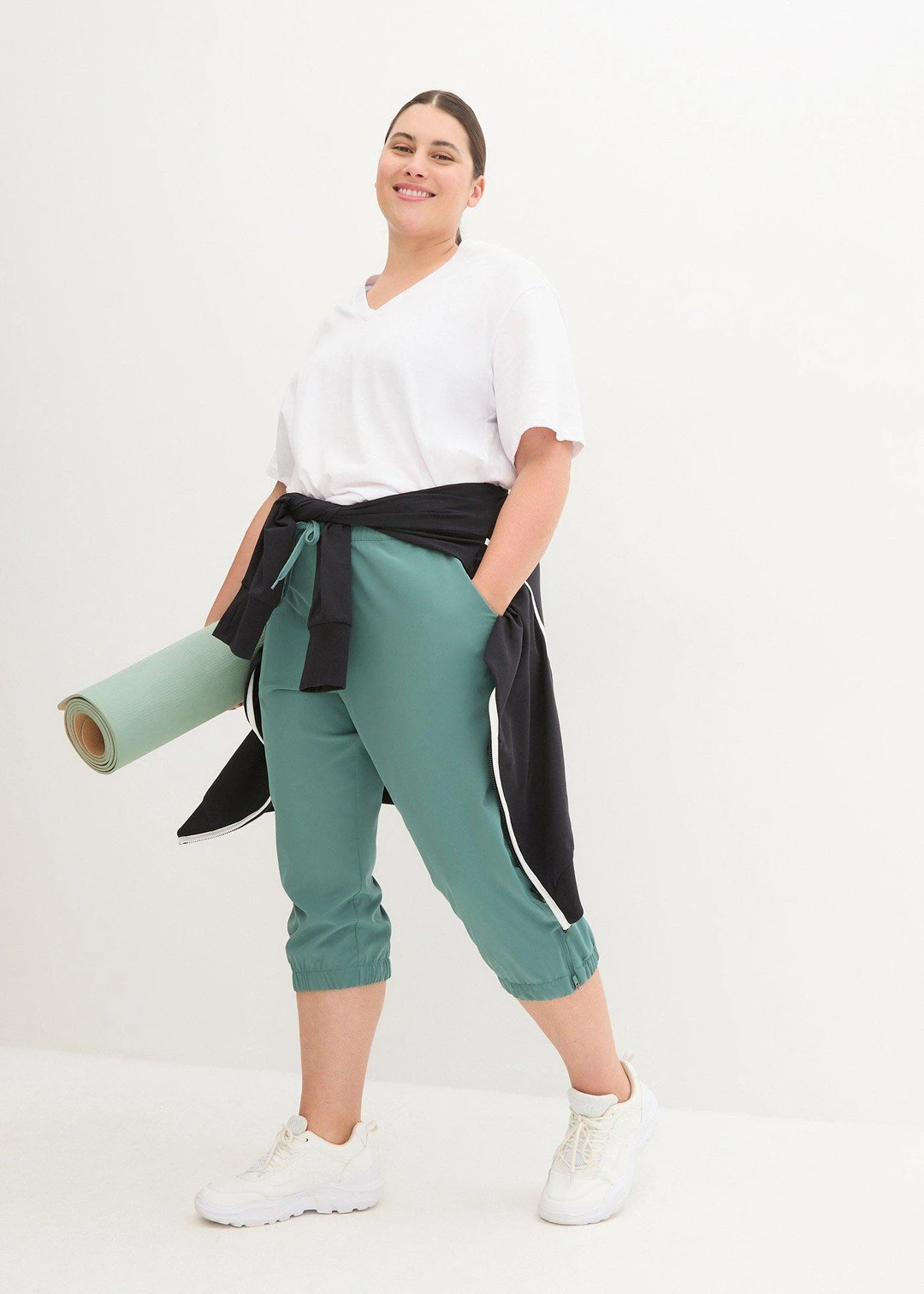 Pantalon fonctionnelle, longueur corsaire, séchage rapide - 2