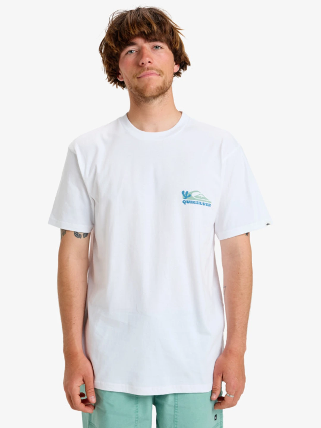 Ev Everyday Paradise - T-shirt manches courtes sérigraphié pour homme Blanc