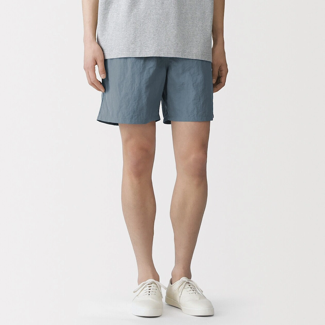 Short en nylon recyclé déperlant pour homme