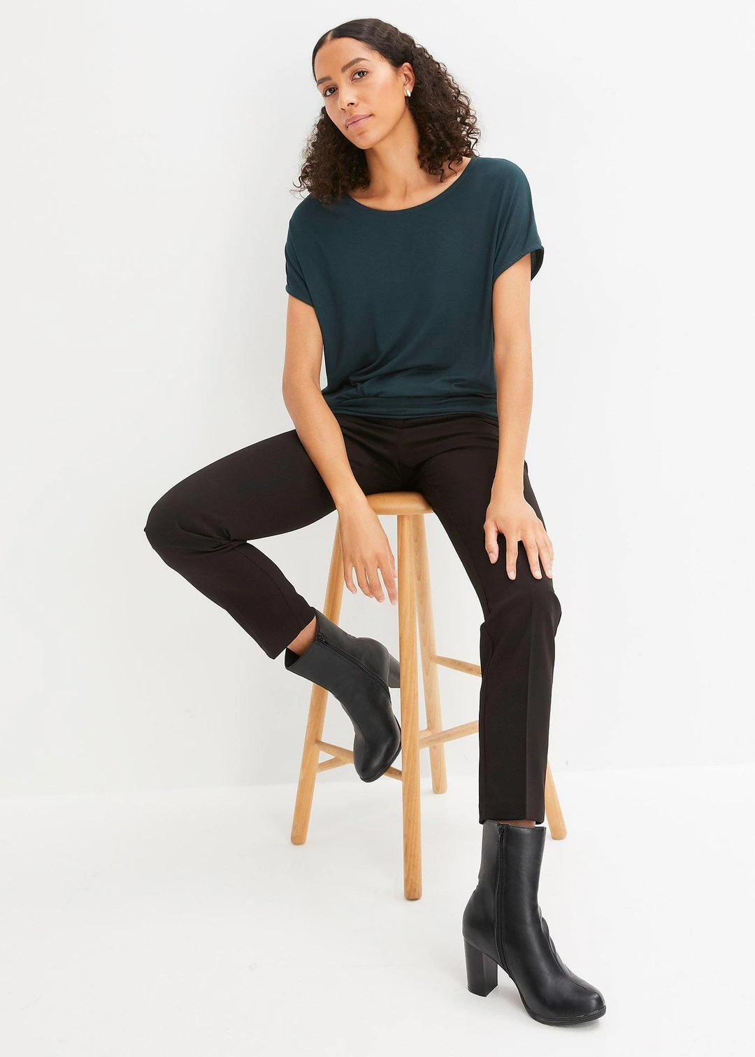 T-shirt doux en viscose extensible - 2