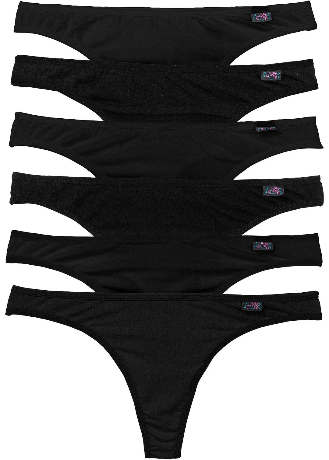 Lot de 6 strings coton