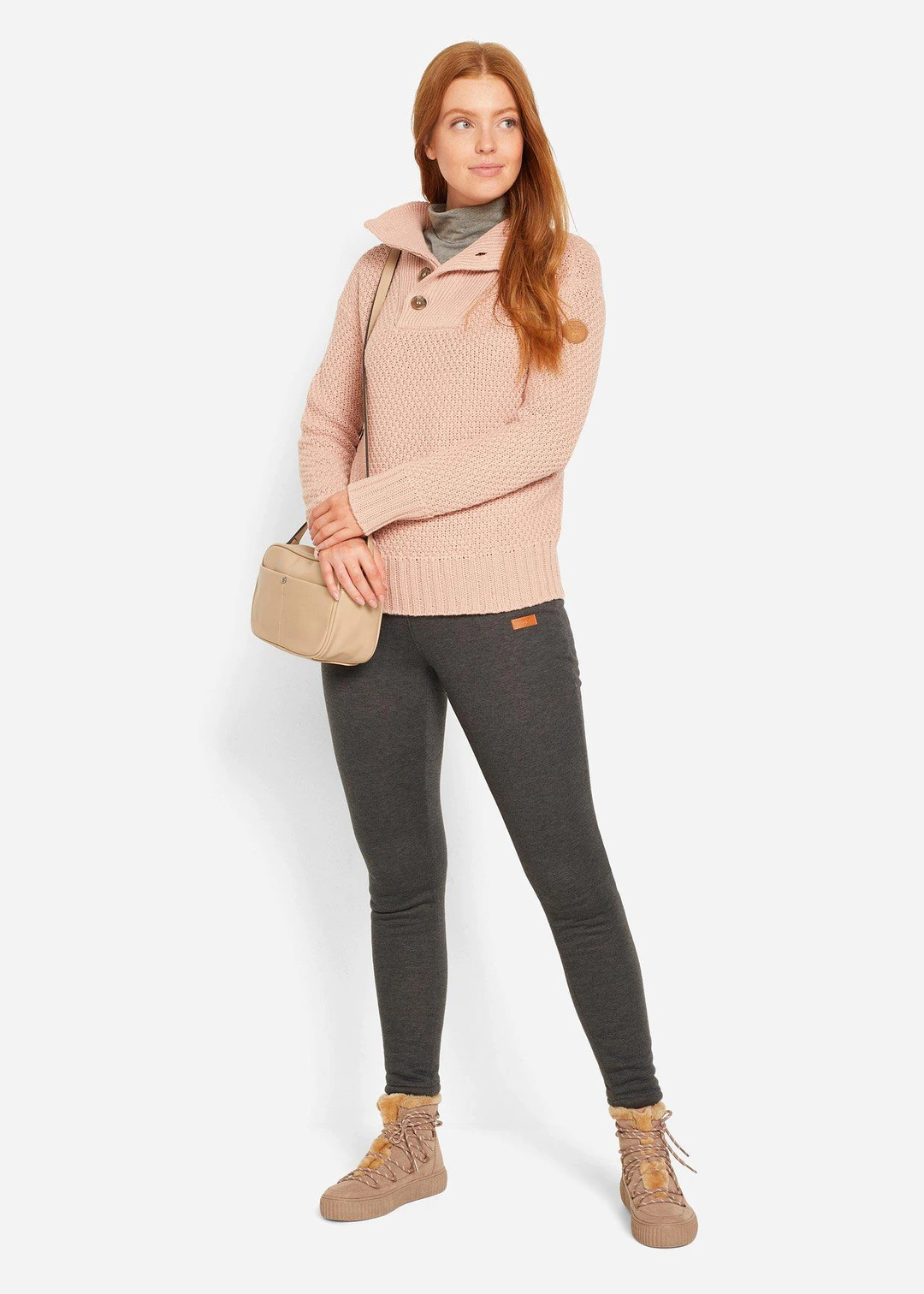 Legging chaud avec doublure peluche