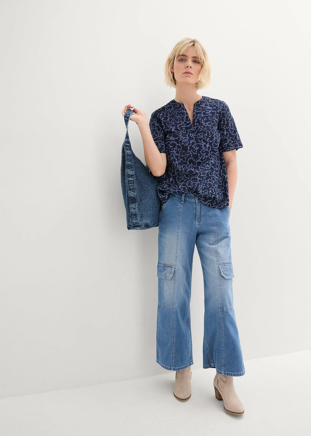 Blouse longue 100% coton - 2