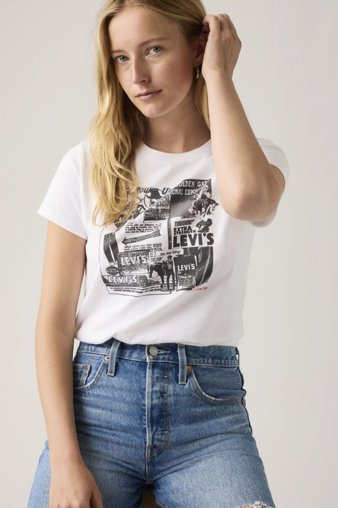 Levi's T Shirt Perfect - Femme - Rose / Crystal Pink - 2XS