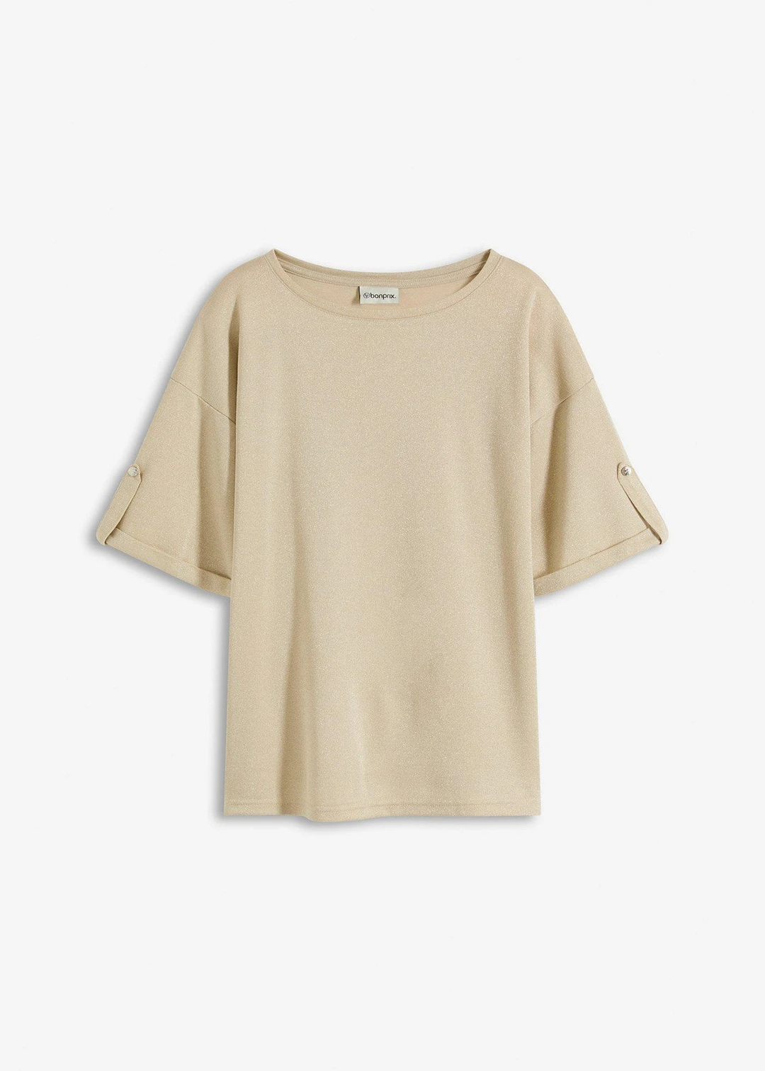 T-shirt brillant en viscose majoritaire