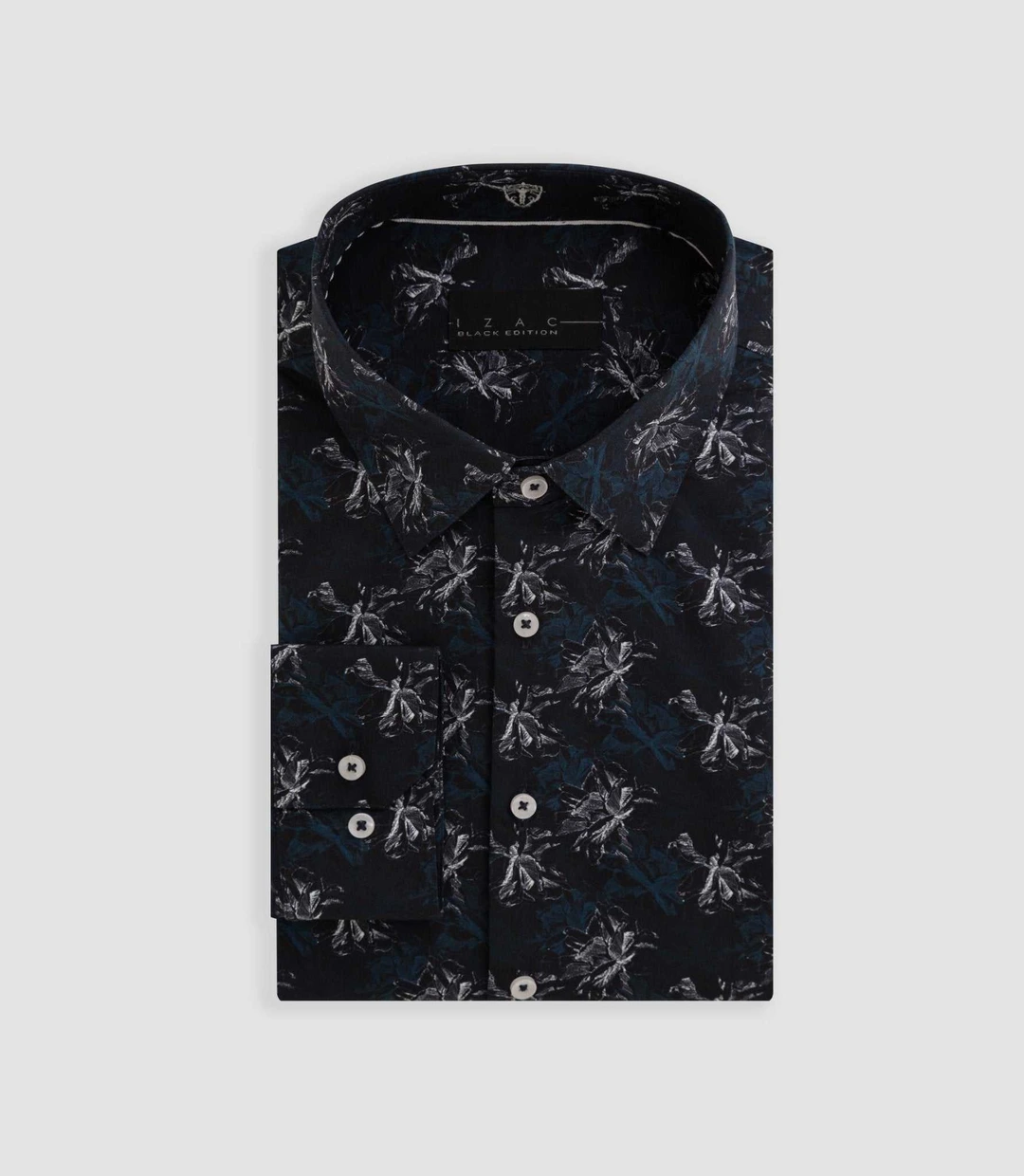 IZAC - Chemise imprimé floral marine ''Byron''