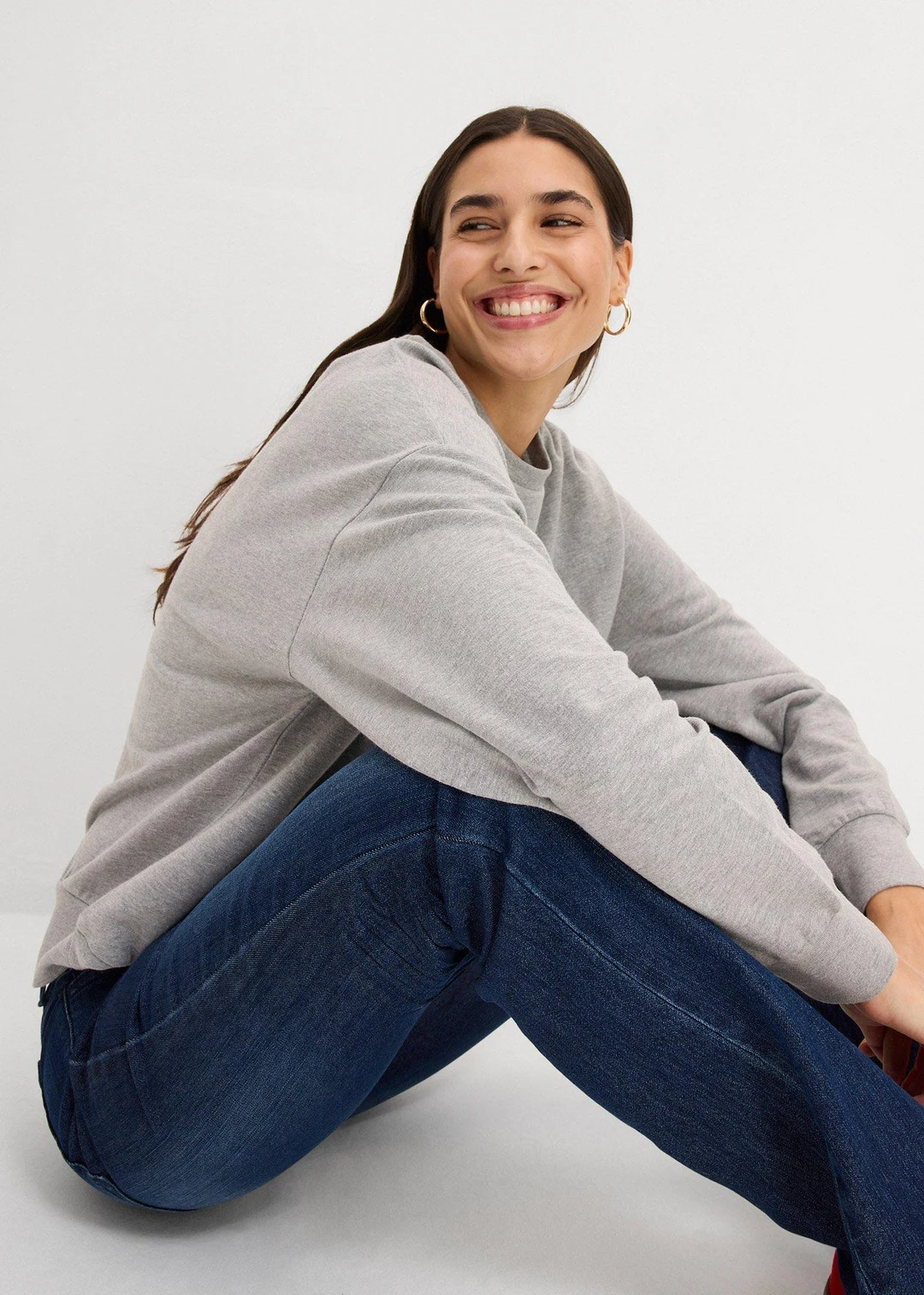 Sweat oversize avec broderie - 3