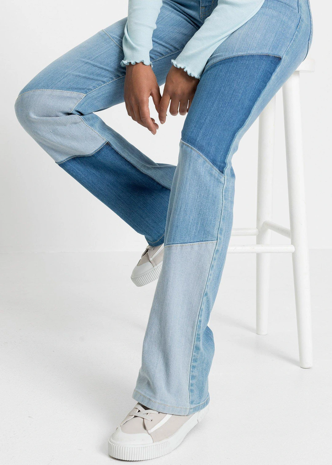 Jean flare taille mi-haute - 3