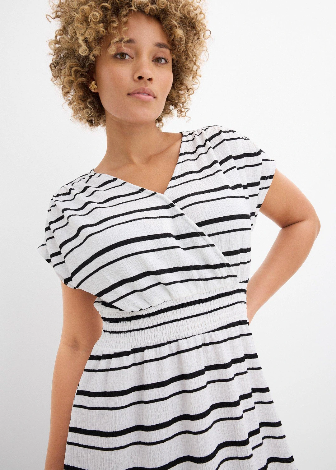 Robe en jersey crêpe aérien - 3