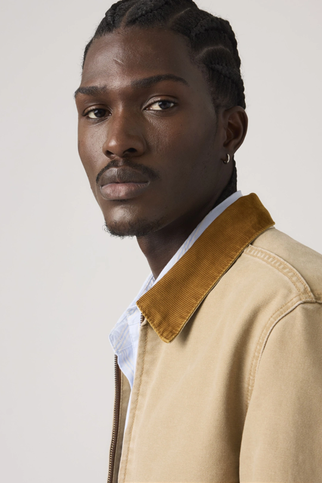 Levi's Veste Zippée Mechanics - Homme - Bleu / Light It Up T - 2XL - 2
