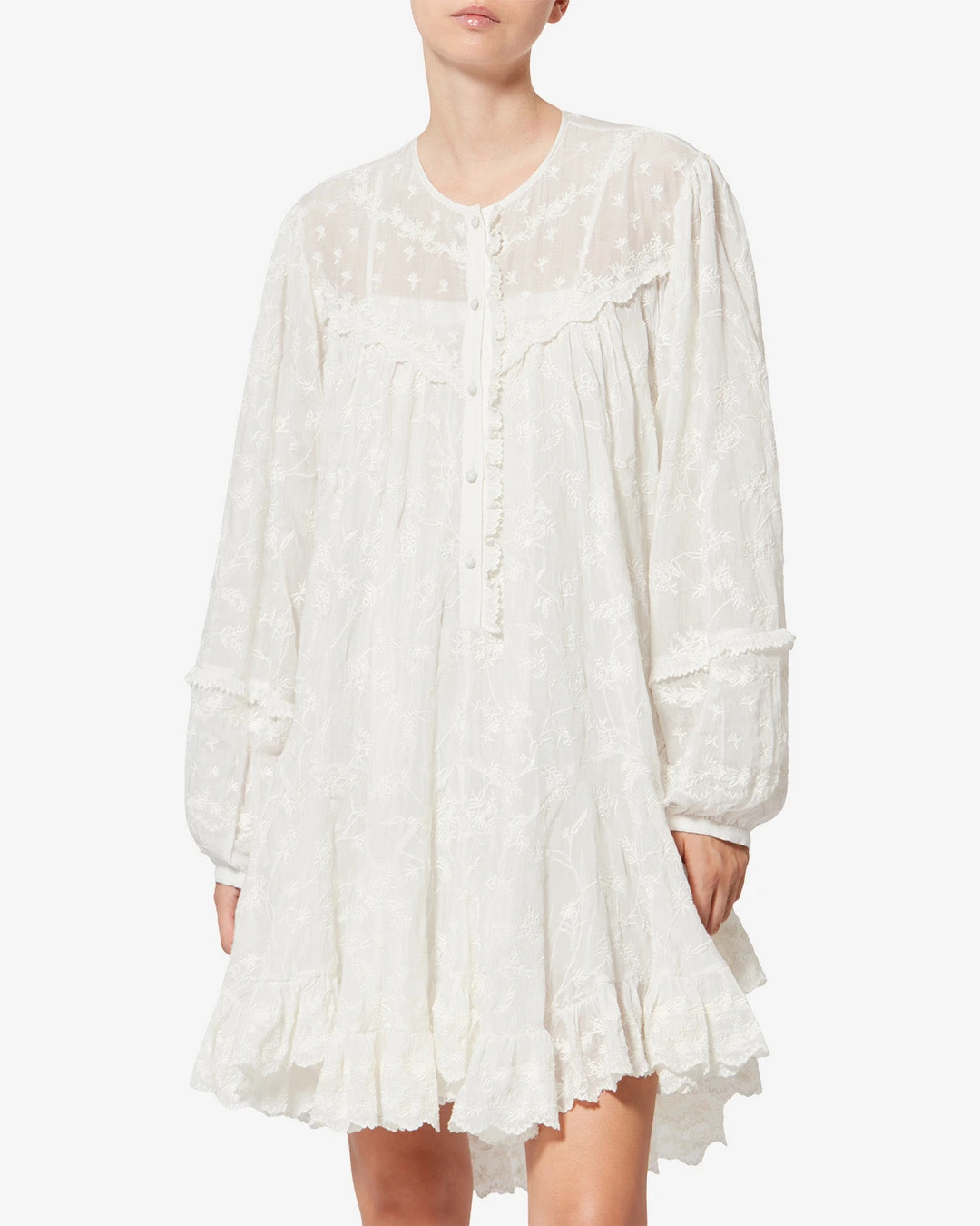 Robe Zame - Femme - Blanc - Taille 40 - 5