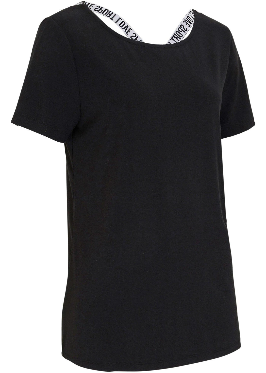 T-shirt long de sport avec décolleté dos
