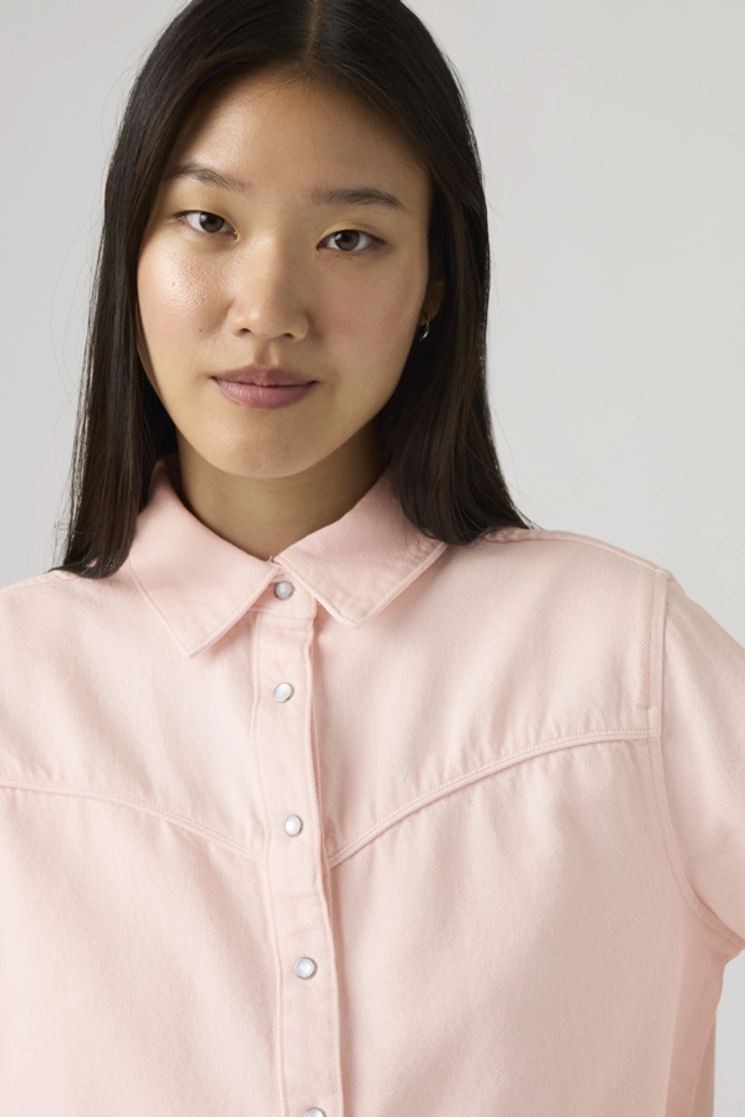 Levi's Veste Chemise Logan - Femme - Bleu / Tencel Dark Nights - XS - 2
