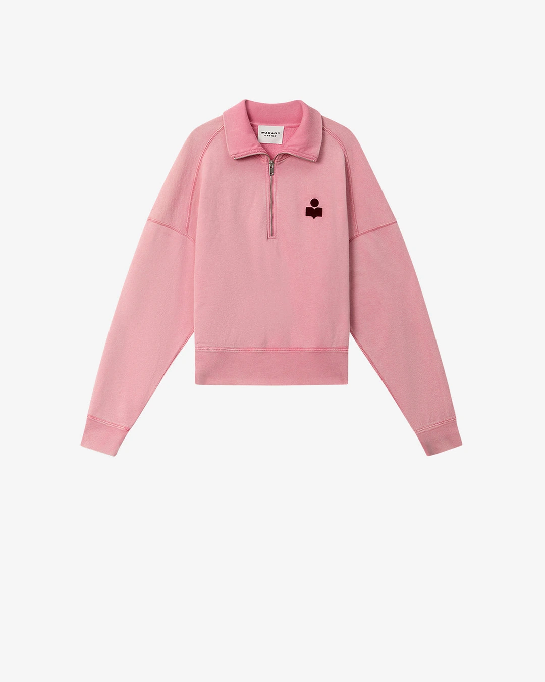 Sweat Shirt Ross - Femme - Bubblegum-bordeaux - Taille 42 - Marant Étoile
