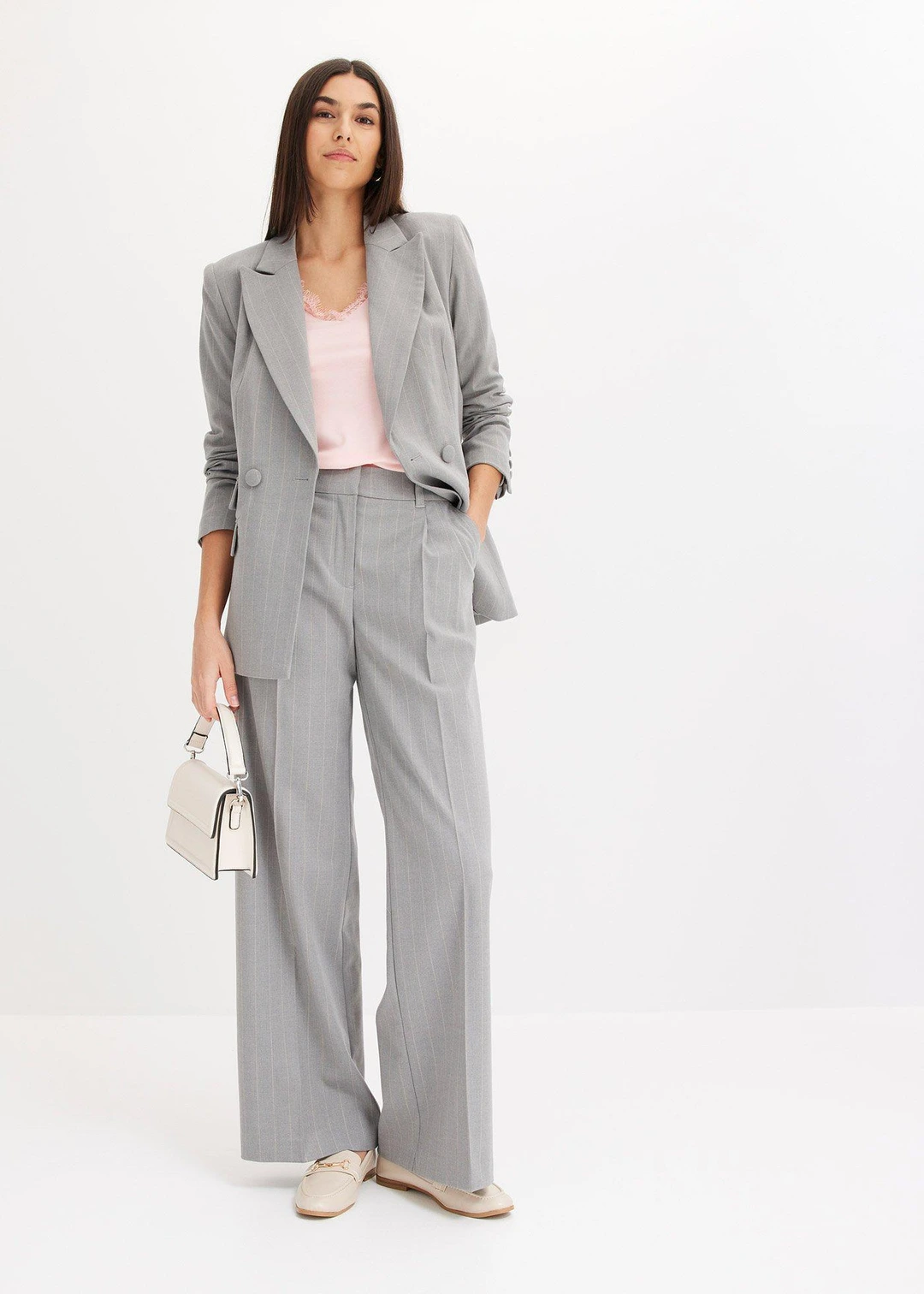 Pantalon large à pinces et rayures tennis - 2