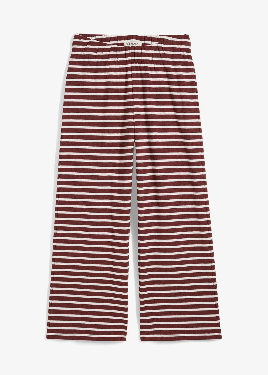 Pantalon sweat en coton texturé