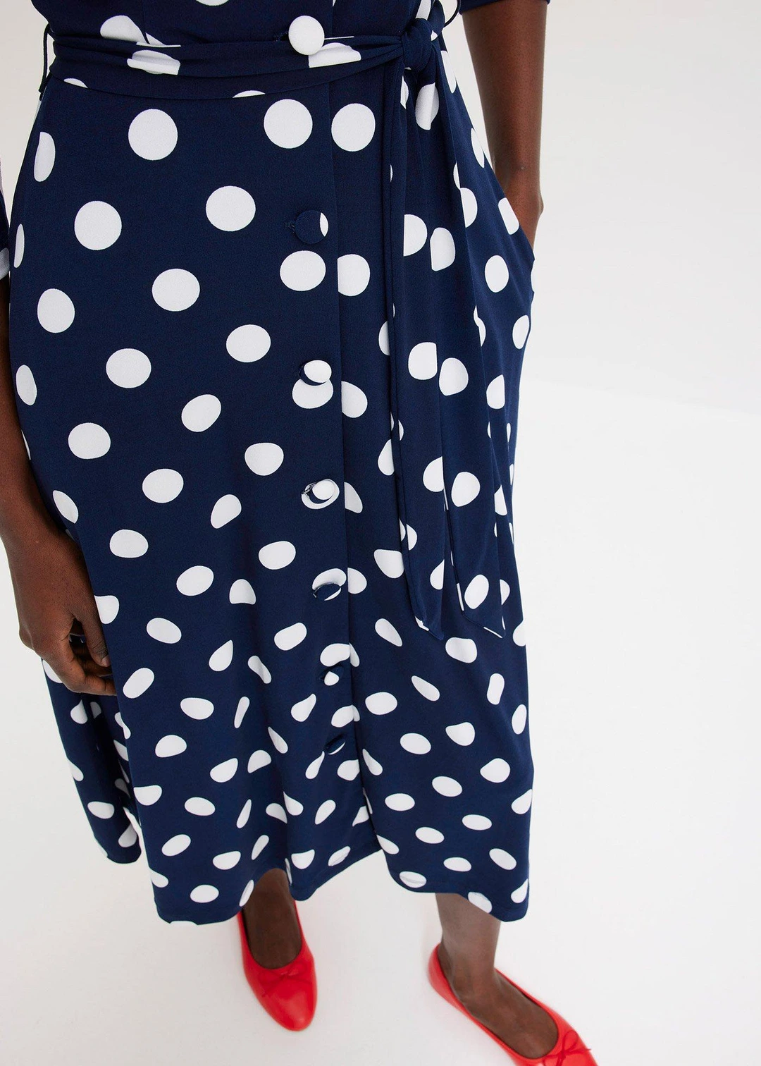 Robe-chemise avec lien à nouer (ens. 2 pces) - 3