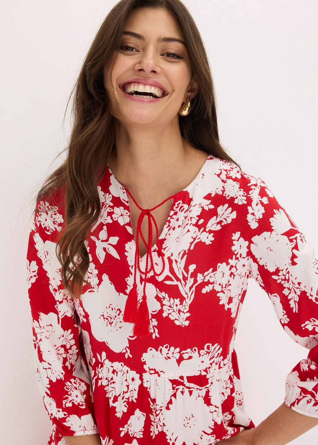 Robe longue en viscose fluide - 3