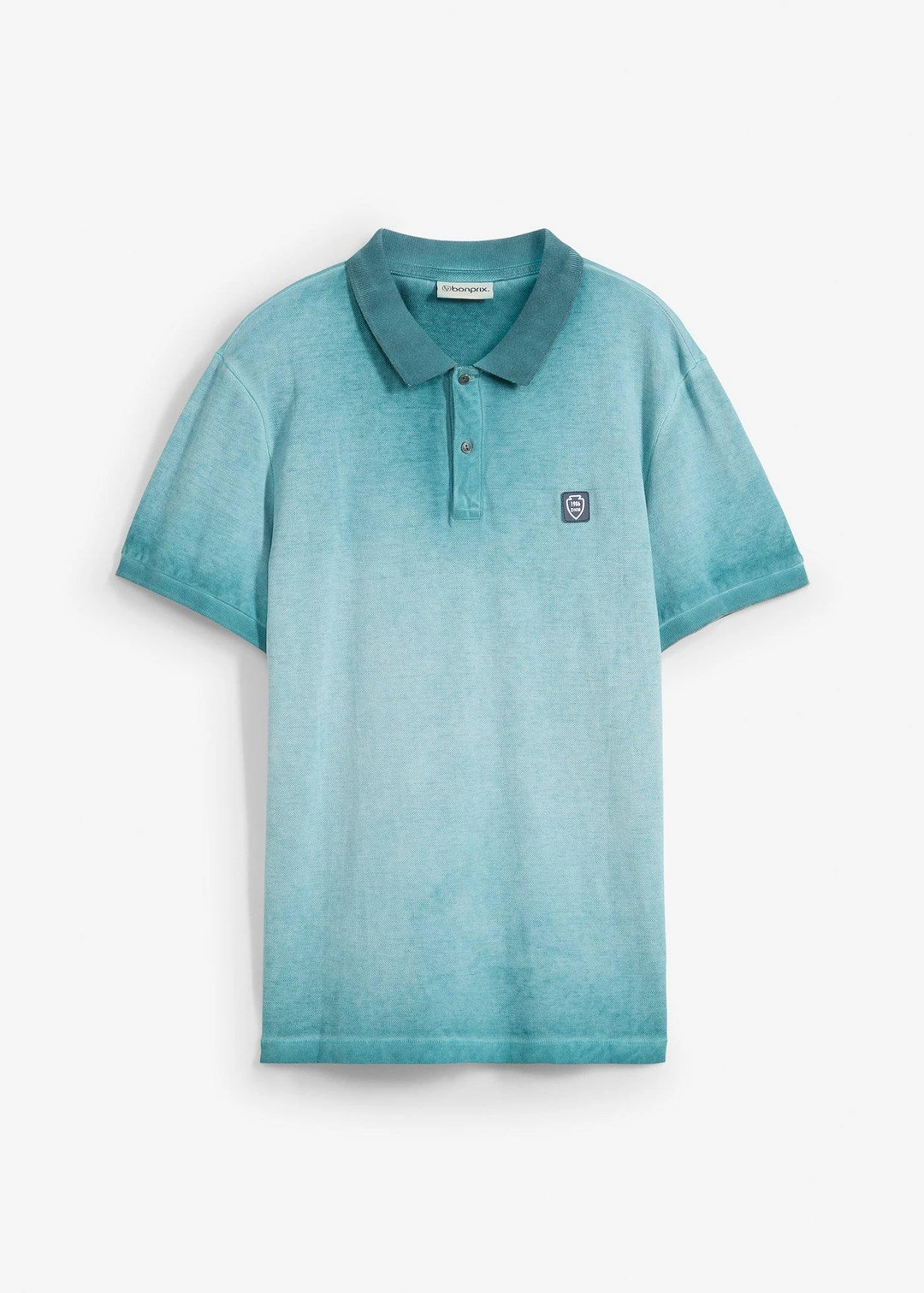 Polo piqué aspect délavé