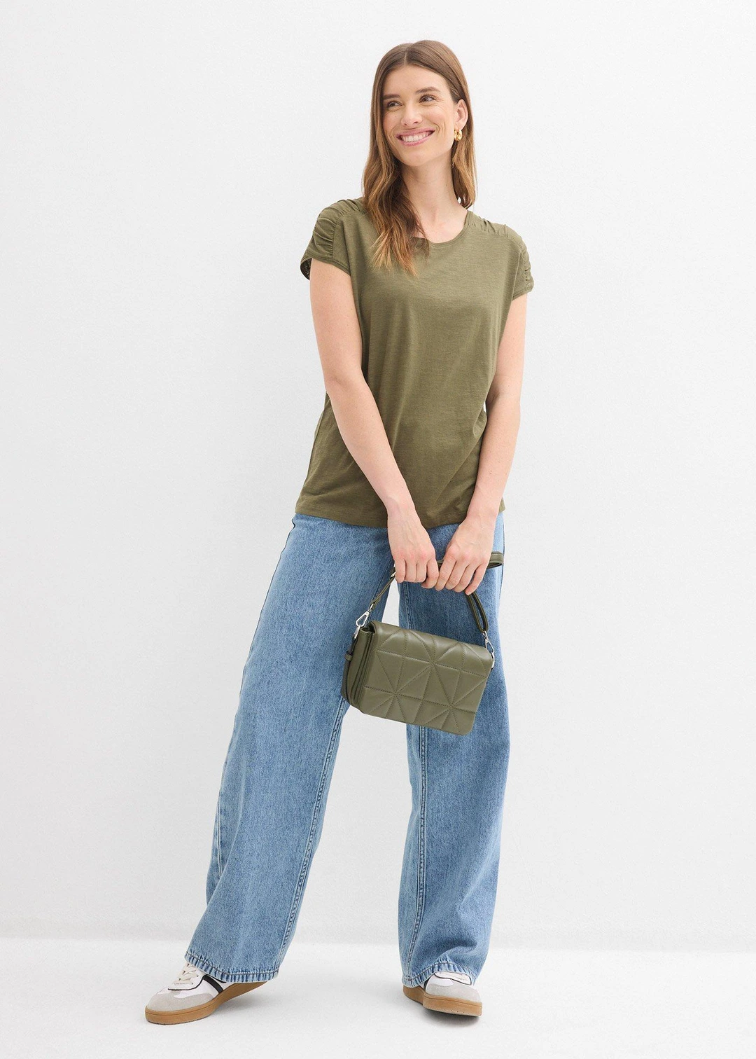 T-shirt boxy, manches courtes - 2