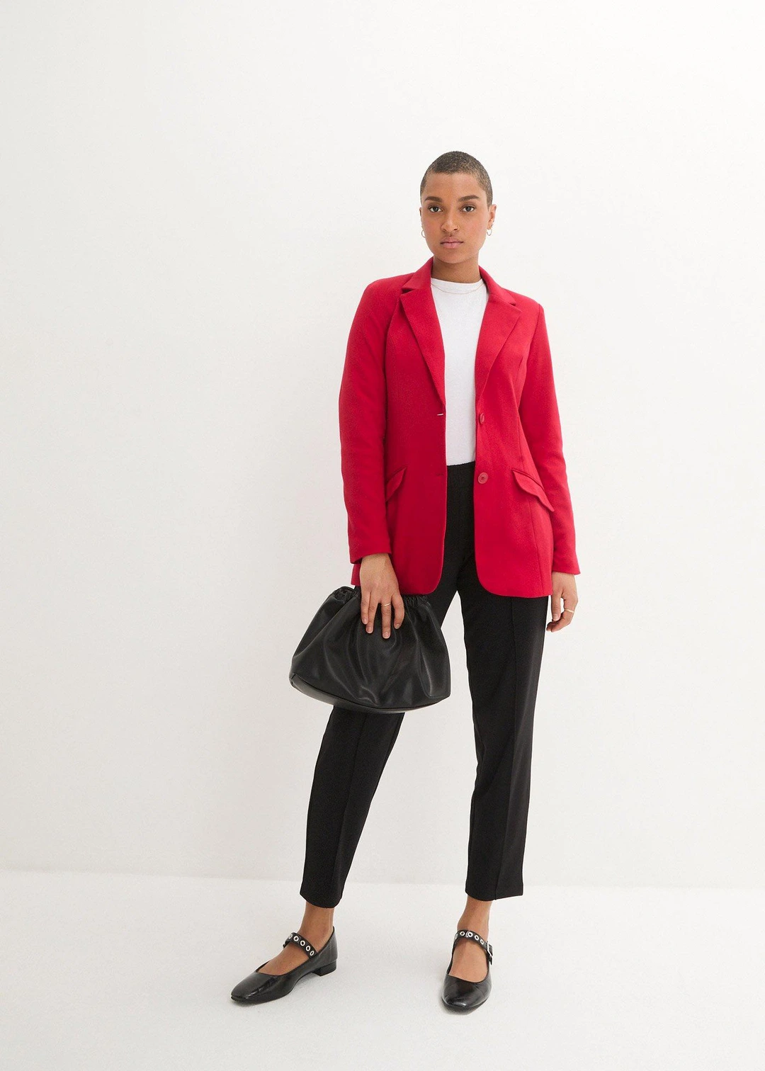 Blazer long en jersey coton - 2